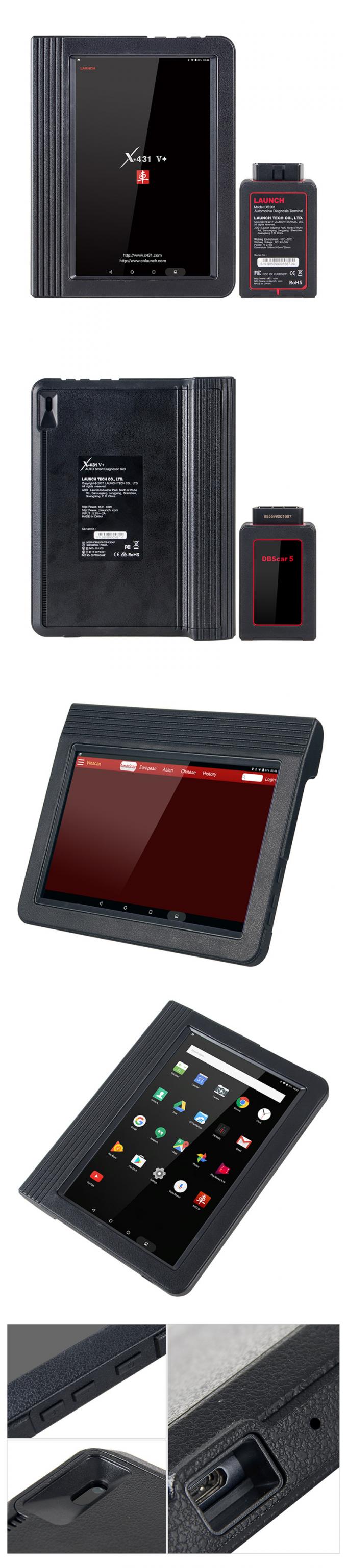 X431 V+ per l'analizzatore X431 V+ dell'automobile del lancio del gasoline&diesel 12V per il diagnosti pieno dell'auto del sistema dell'ECU delle automobili del gasoline&diesel 12V