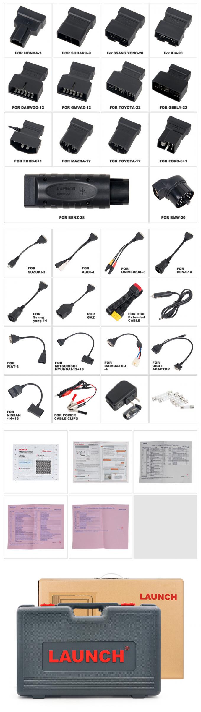 X431 V+ per l'analizzatore X431 V+ dell'automobile del lancio del gasoline&diesel 12V per il diagnosti pieno dell'auto del sistema dell'ECU delle automobili del gasoline&diesel 12V