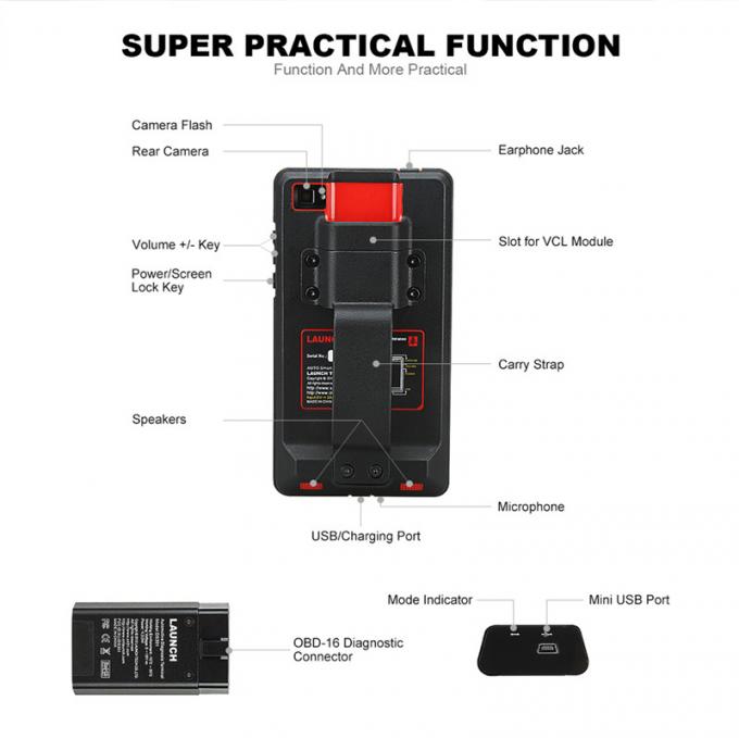 X431 pro mini LANCIO X431 pro mini strumento diagnostico automatico pieno Wifi/di Bluetooth ECU con 2 il PR libero del lancio X-431 dell'aggiornamento di anno