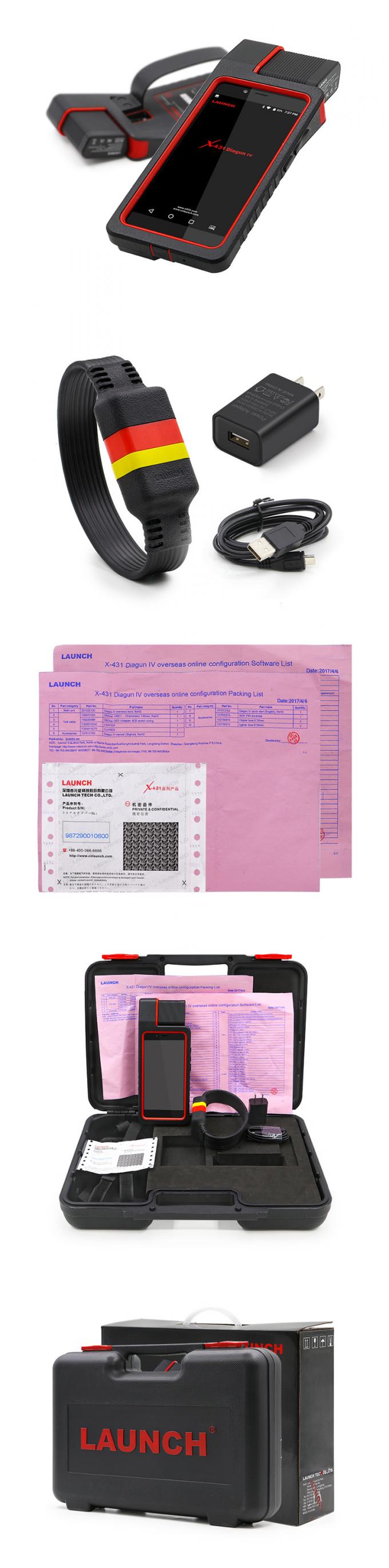 Supporto completo Bluetooth dello strumento diagnostico del LANCIO X431 Diagun IV ECU/analizzatore di Wifi X-431 Diagun IV buon che diagun iii/3 As