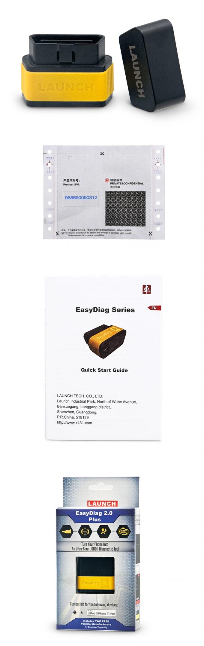 Strumento più dell'analizzatore di sistemi diagnostici Obd2 di EasyDiag 2,0 del LANCIO di X431 EasyDiag 2,0 per Android/IOS X431 EasyDiag 2,0 con Blueto