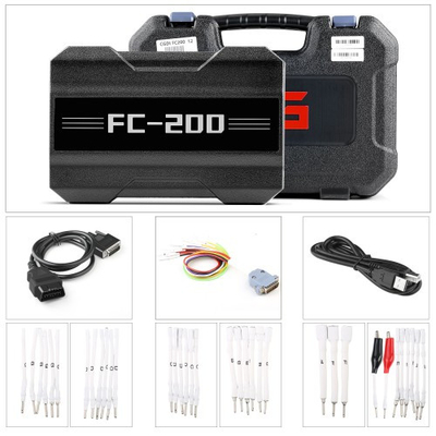 V1.2.6.0 CG FC200 ECU Programmer Full Version with New Adapters Set Protect Original Car Parts 6HP & 8HP / MSV90 / N55 / N20 / B48/ B58 Module Clone