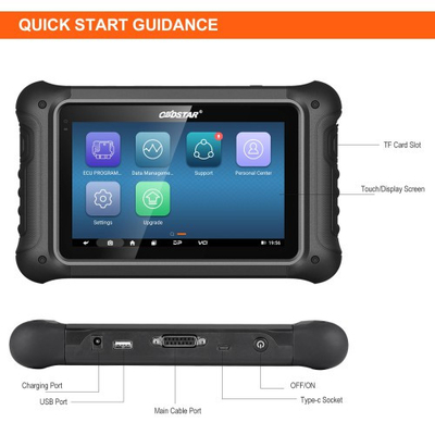 OBDSTAR DC706 ECU Tool Full Version with MP001 Set for Car and Motorcycle ECM & TCM & BODY Clone Support 710+ ECM types