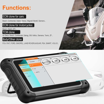 OBDSTAR DC706 ECU Tool Full Version with MP001 Set for Car and Motorcycle ECM & TCM & BODY Clone Support 710+ ECM types