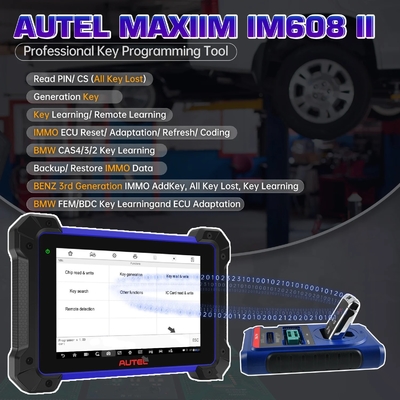 2025 Autel MaxiIM IM608 PRO II Full Kit Plus IMKPA Accessories Advanced Key Learning Feature2 with Free G-Box3 APB112