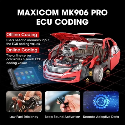 2025 Autel MaxiCOM MK906 PRO Scanner Upgraded of MS906 Pro/MK906BT Diagnostic Tool with Advanced ECU Coding