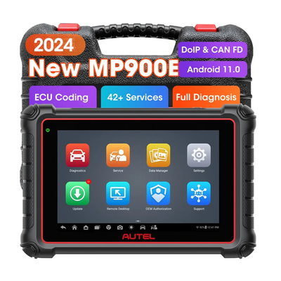 AUTEL MaxiPRO MP900E KIT All System Diagnostic with OBDII Adapters DoIP/CAN FD ECU Coding 40+ Services Upgraded of MP808S KIT / MP808BT PRO KIT