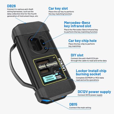Launch GIII X-Prog 3 Advanced Immobilizer & Key Programmer for X431 V, X431 V+, ProS, Pro5, X431 PAD V, PAD VII Support MQB