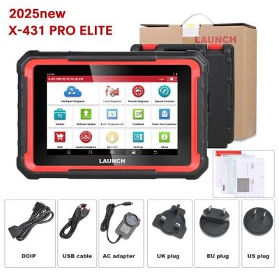 New Launch X431 PRO ELITE Auto Full System Car Diagnostic Tools CAN FD Active Tester OBD2 Scanner