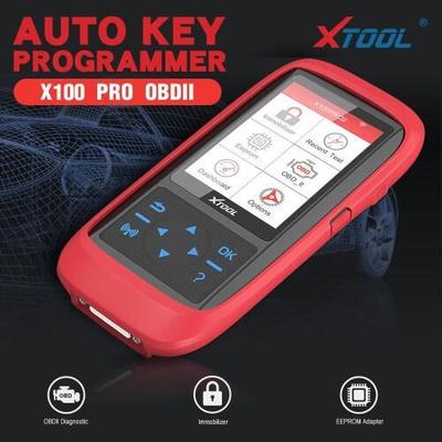 XTOOL X100 Pro2 OBD2 Auto Key Programmer Mileage Adjustment Tool Including EEPROM Code Reader Online Update Multi-language