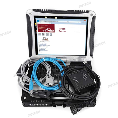 Strumento diagnostico Linde Canbox BT con portatile CF19 per carrelli elevatori
