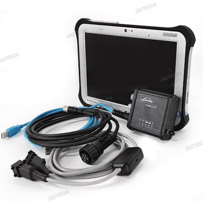 Kit diagnostico per carrello elevatore Linde Canbox BT con tablet FZG1