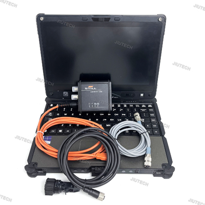 Per il carrello elevatore Canbox 50983605400 Cavo diagnostico Still Box Can Bus Line Still CANBOX 2 Strumento diagnostico con Getac Laptop