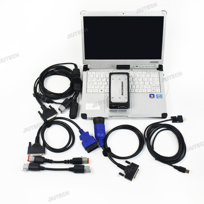 Laptop CFC2 con For Cummins Inline 6 Plus V7.6.2 Con Keygen Data Link Adapter Strumento Diagnostico Heavy Duty Scanner per camion completo