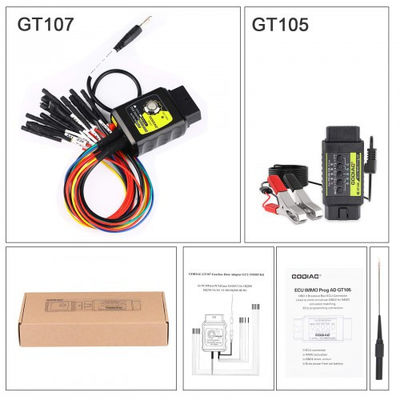 GODIAG GT105 ECU IMMO Kit Plus GT107 DSG Gearbox Data Read/Write Adapter per DQ250, DQ200, VL381, VL300, DQ500, DL501 Compatibile con PCMTuner, Kess V2, PCMFlash, KTMBench ecc.