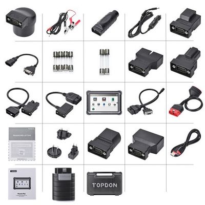 TOPDON Phoenix Plus Integrated Bi-Directional Diagnostic Tool Topology Mapping, ECU Coding (incl. VAG), 41+ Maintenance Services
