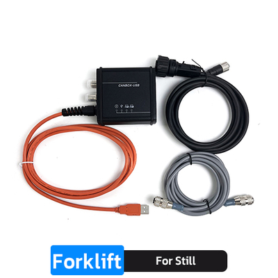 Kit diagnostico per carrelli elevatori fissi Canbox Interfaccia USB V8.20 per carrelli elevatori fissi STEDS Software Diagnostic Scanner Tools For Still Forklift Canbox Diagnostic Scanner