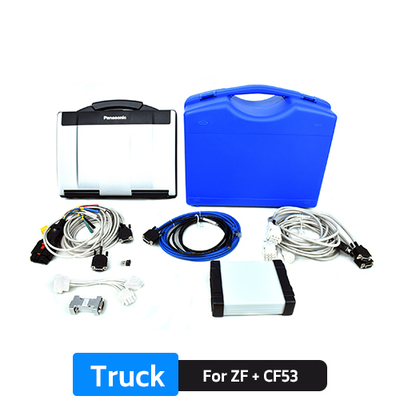 CF53 LAPTOP CON ZF TRANSMISSION Diagnostic KIT DPA06 CON L'ULTIMO ZF-TESTMAN PRO DEVELOPMENT 10.5 Set completo