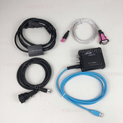 Kit di diagnostica per carrelli elevatori Linde con scanner Canbox per codici di guasto multi-sistema