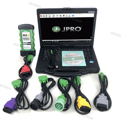 Laptop CF53 con DLA 2024 per strumento diagnostico jpro dla + Interfaccia veicolo 2.0 Diesel Software più recente Strumento diagnostico per scanner per camion pesanti