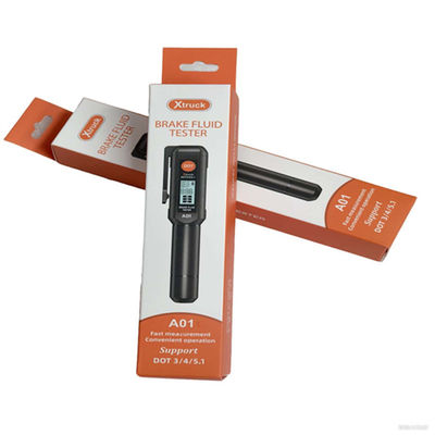 Xtruck A01 Tester universale del fluido dei freni con sonda ad alta precisione e display HTN per il rilevamento dell'olio di freno DOT3/4/5.1