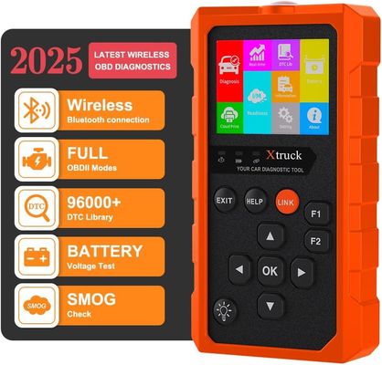 Xtruck 819 OBD2 Diagnostic Tool with 9 Major Protocols Support 2.8-inch IPS Display and 16-pin OBDII Connector