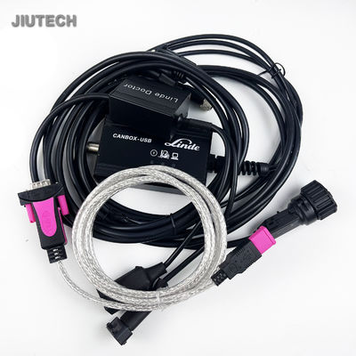 Linde Canbox Doctor Forklift Diagnostic Tool with Round 4 Pin Cable USB Cable and Tech Support