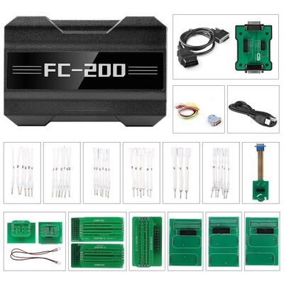 CG FC200 ECU Chip Tuning Programmer Kit completo con 6HP 8HP MSV90 N55 N20 Adaptori per la protezione di parti originali di auto e riconoscimento intelligente