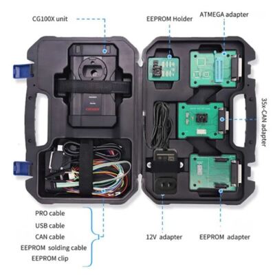 CGDI CG100X Smart Key Programmer with Airbag Reset Mileage Adjustment and BCM Chip Reading for MQB Support