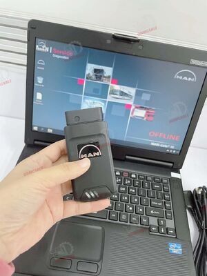 Per MAN T427 DIAGNOSTICA AUTO-TRUCK DIAGNOSTICA INTERFACE Parametro di programmazione Dispositivo di calibrazione WLAN Monitoraggio CF53 Laptop