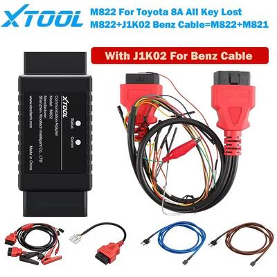 XTOOL M822 M821 Emulatore di chiavi per Toyota A8 per il cavo Benz Tutti i chiavi perduto chiave di programmazione bisogno di lavoro con KC501 Programmatore per PAD3