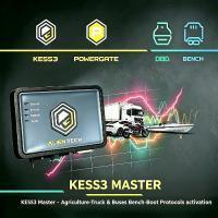 Programmatore per ECU KESS3 di Alientech con banco OBD/Boot Tuning per macchine agricole