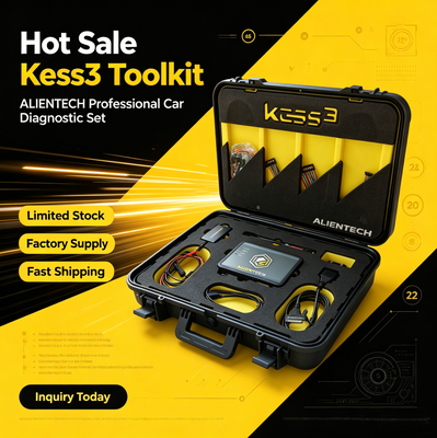 Programmatore ECU e strumento di ottimizzazione Alientech KESS V3 con supporto multiprotocollo per ottimizzazione da banco/avvio e aggiornabile da slave a master
