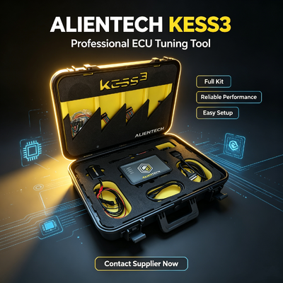 Programmatore di sintonizzazione ECU Alientech KESS V3 con supporto multiprotocollo, Master/Slave aggiornabile e 10 volte più veloce nell'elaborazione dei dati