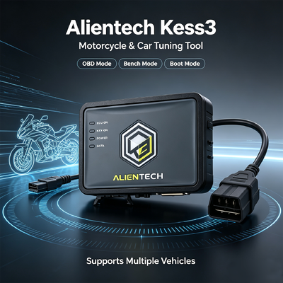 Programmatore per ECU master Alientech KESS3 con elaborazione 10 volte più veloce Supporto multilingue e funzionamento in tre modalità