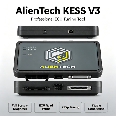 Programmatore di Chip Tuning ECU TCU Alientech KESS3 Master Version con OBD, Programmazione Bench e Boot e Velocità di Elaborazione 10 volte più Rapida