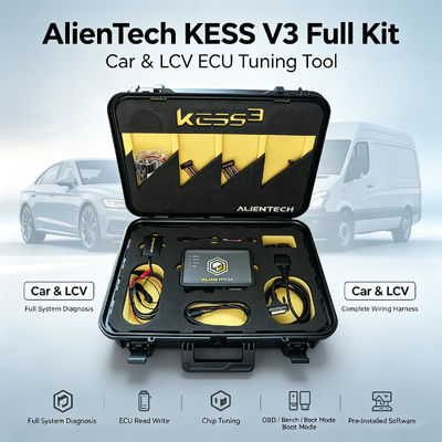 Strumento di programmazione ECU Alientech KESS3 con interfaccia multilingue per tuning OBD Bench Boot e abbonamento gratuito di 12 mesi