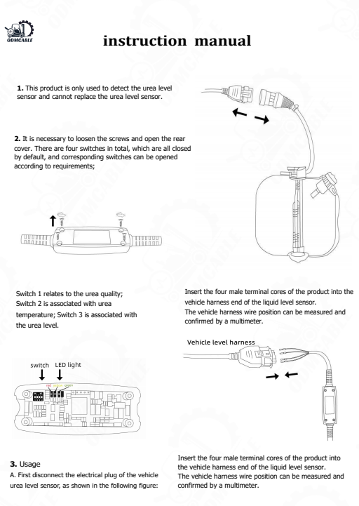 Strumento di riparazione dei sensori di urea Euro 6 di Xtruck (24V camion diesel) 4
